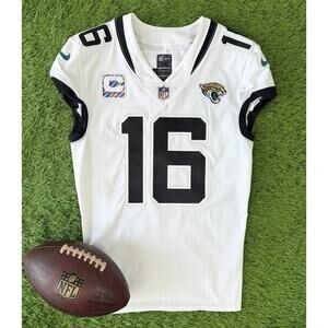Trevor Lawrence Crucial Catch Team Issued Jacksonville Jaguars Football Jersey